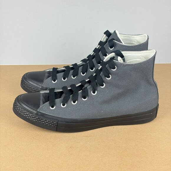 Converse Chuck Taylor Hi Dark Matter Heavy Canvas Sneakers Mens 11.5 Gray Black - Picture 1 of 10